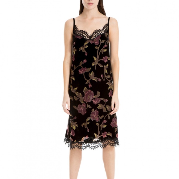 max studio velour dress